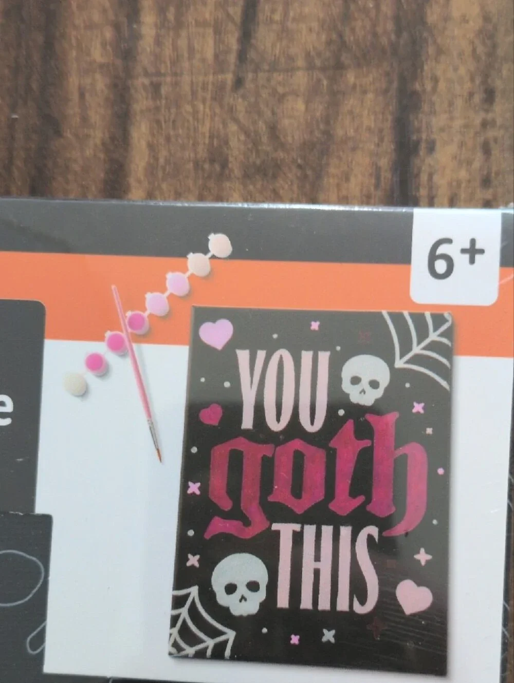 'You Goth This' Canvas Painting Kit - Black